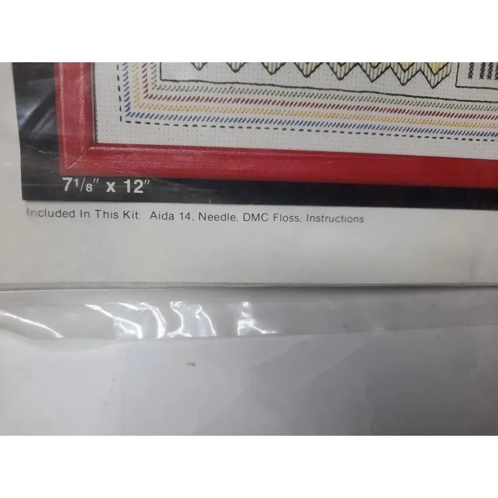 Vintage Anjo Etc Counted Cross Stitch Kit Ask Teenagers They Know It All